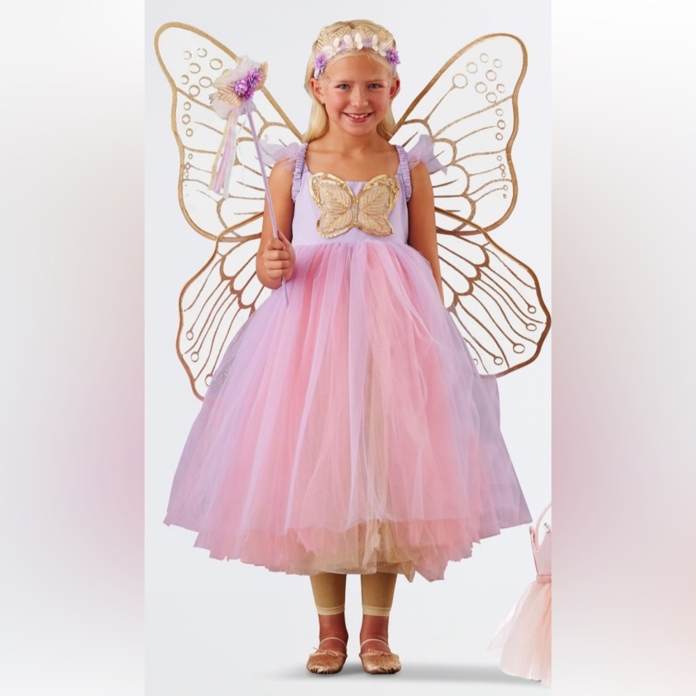 Butterfly Fairy Costume for Kids - Pink and Purple
